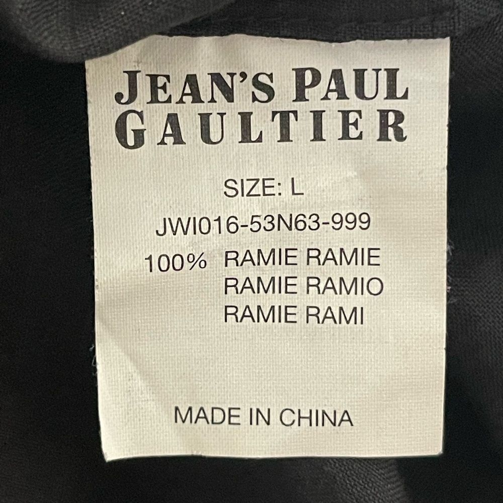 Jean Paul Gaultier Black Ruffle Tank Top - Picture 5 of 7